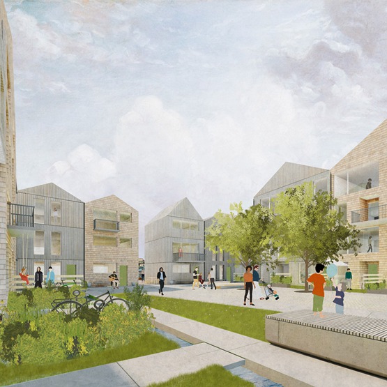 BIM建筑|沃格·西斯尔顿在挪威设计湖中生态村