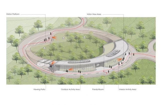 BIM建筑|成都大熊猫国际研究与繁育中心熊猫馆方案 / EID建筑事务所