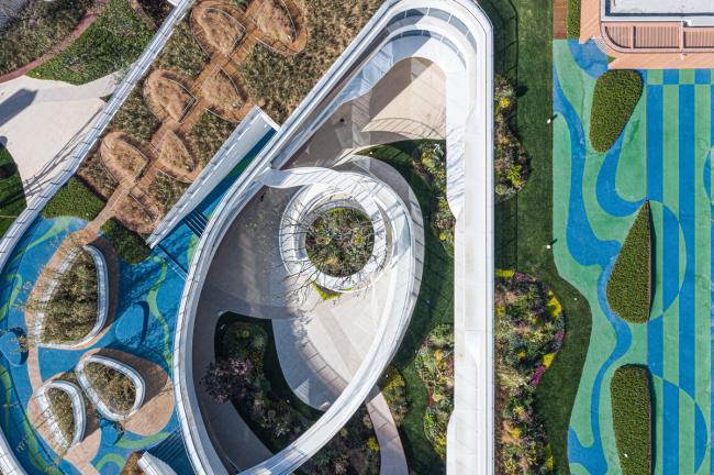 BIM建筑|立体流动的花园——旭辉甜甜圈幼儿园 / 天华建筑创作工作室