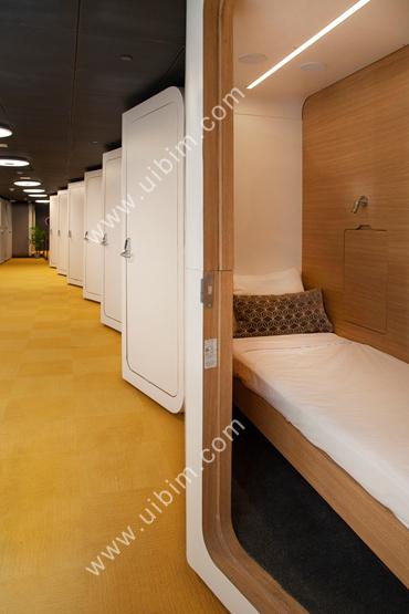 BIM建筑|杜勒斯国际机场安装私密睡眠舱