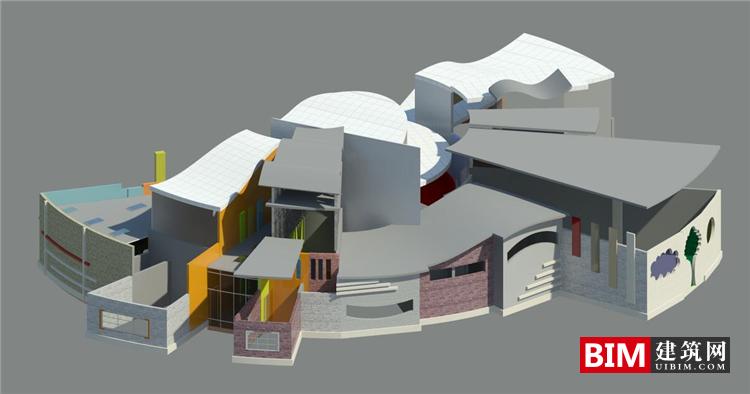 BIM资料|Revit模型-幼儿园设计BIM模型