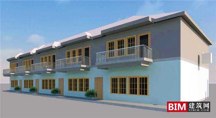 BIM资料|revit模型-国外公寓BIM模型