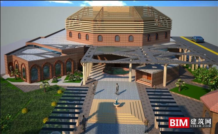 BIM资料|revit模型-体育馆BIM模型