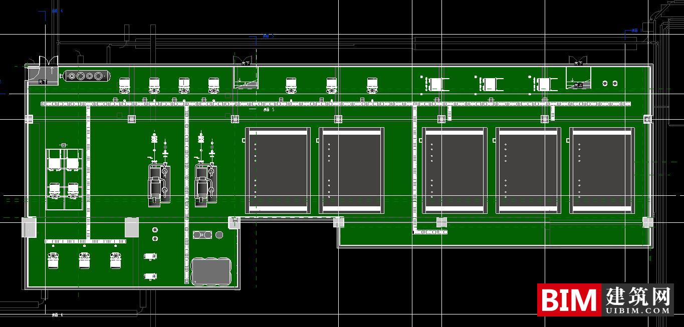 BIM资料|Revit模型-机房BIM模型带有机电设备