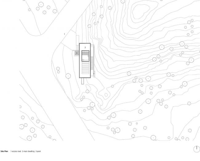 BIM建筑|荒漠火山脊上的萨卡特卡斯4号别墅 / Campos Leckie Studio