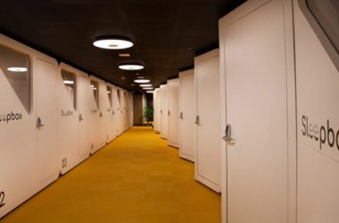 BIM建筑|杜勒斯国际机场安装私密睡眠舱-BIM建筑网