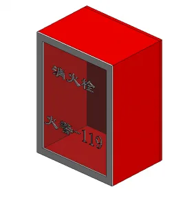 BIM资料|Revit族库-消防箱.rfa