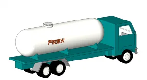 BIM资料|Revit族库-油罐车.rfa