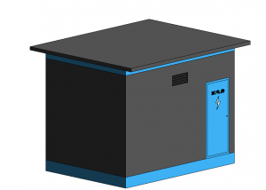 BIM资料|Revit族库-配电房.rfa-BIM建筑网