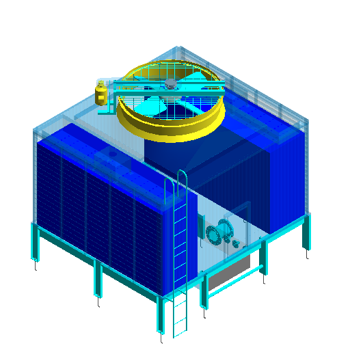 BIM资料|Revit族库-冷却塔.rfa