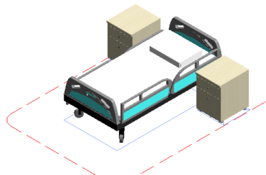 BIM资料|Revit族库-病床.rfa-BIM建筑网