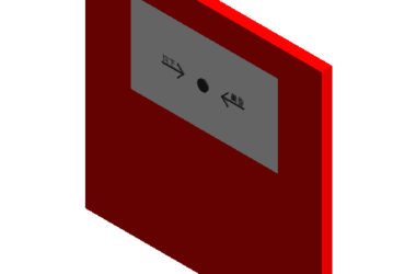 BIM资料|Revit族库-手动报警按钮.rfa-BIM建筑网