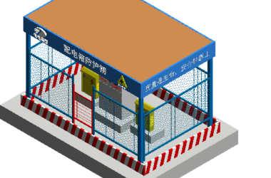 BIM资料|Revit族库-4电箱防护棚.rfa-BIM建筑网
