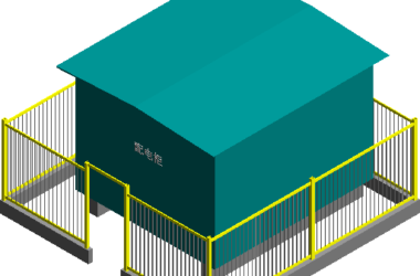 BIM资料|Revit族库-配电间带临边.rfa-BIM建筑网