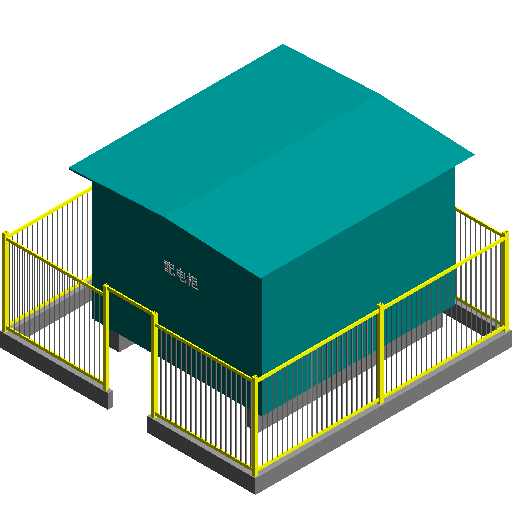 BIM资料|Revit族库-配电间带临边.rfa