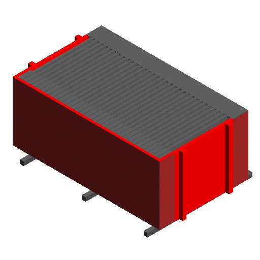 BIM资料|Revit族库-临边防护网片堆场.rfa