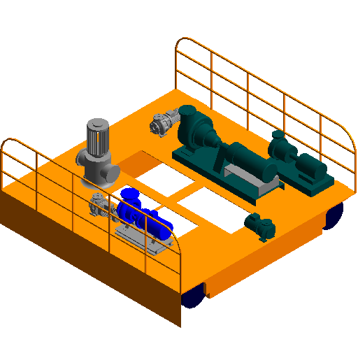 BIM资料|Revit族库-汽车吊发动机.rfa