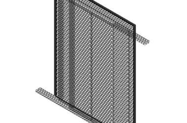 BIM资料|Revit族库-四折中分门电梯.rfa-BIM建筑网