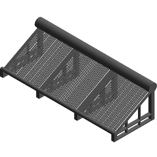 BIM资料|Revit族库-太阳能集热器.rfa