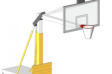 BIM资料|Revit族库-篮球架.rfa-BIM建筑网
