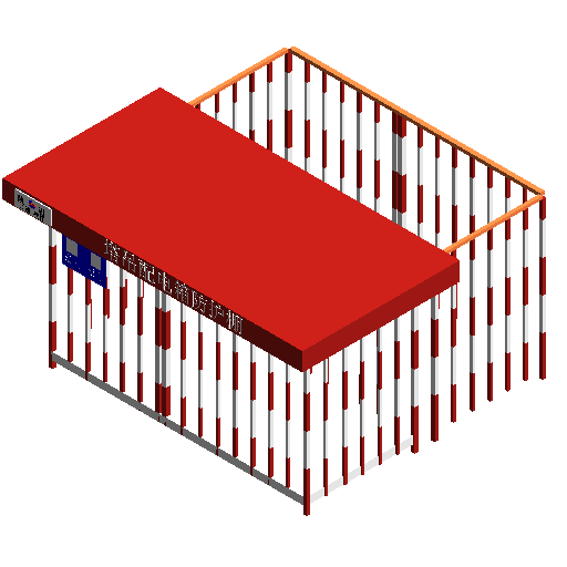 BIM资料|Revit族库-塔吊配电箱及防护.rfa