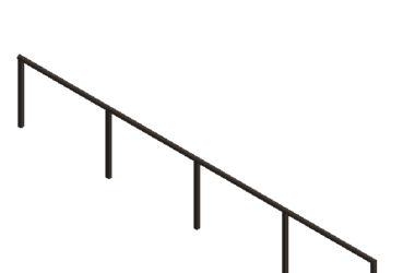 BIM资料|Revit族库-脚手架高支模_爬梯扶手.rfa-BIM建筑网