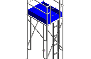 BIM资料|Revit族库-移动脚手架.rfa-BIM建筑网