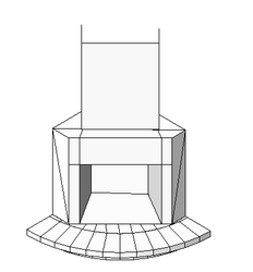 BIM资料|Revit族库-壁炉.rfa-BIM建筑网