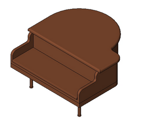 BIM资料|Revit族库-FURN_装饰物-八音盒_008.rfa-BIM建筑网
