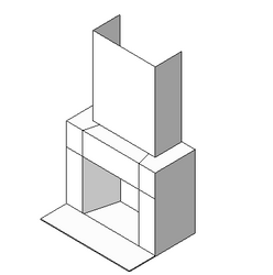 BIM资料|Revit族库-壁炉1.rfa-BIM建筑网