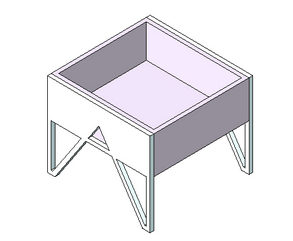 BIM资料|Revit族库-LANG_花盆_003.rfa-BIM建筑网