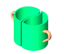 BIM资料|Revit族库-FURN_情侣杯_001.rfa-BIM建筑网