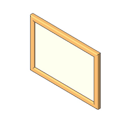 BIM资料|Revit族库-相框.rfa-BIM建筑网