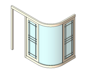 BIM资料|Revit族库-TOIL_转角隔断_001.rfa-BIM建筑网
