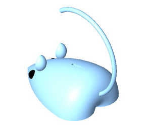 BIM资料|Revit族库-FURN_老鼠存钱罐_001.rfa-BIM建筑网