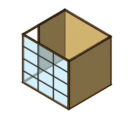 BIM资料|Revit族库-PARW_隔断_001.rfa
