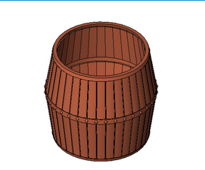 BIM资料|Revit族库-LANG_玻璃钢花盆_005.rfa-BIM建筑网