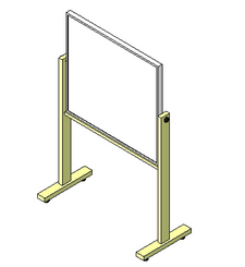 BIM资料|Revit族库-FURN_塑料黑板_001.rfa-BIM建筑网