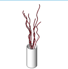 BIM资料|Revit族库-FURN_花瓶装饰品_002.rfa-BIM建筑网