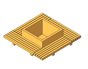BIM资料|Revit族库-LANG_花盆花托_004.rfa-BIM建筑网