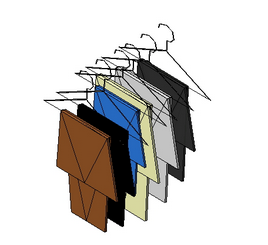 BIM资料|Revit族库-FURN_衣服_001.rfa-BIM建筑网