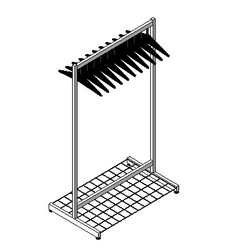 BIM资料|Revit族库-晾衣架.rfa-BIM建筑网