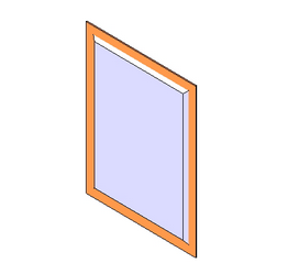 BIM资料|Revit族库-FURN_镜子_001.rfa-BIM建筑网