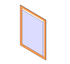 BIM资料|Revit族库-FURN_镜子_001.rfa
