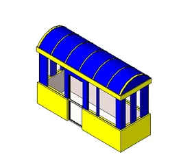 BIM资料|Revit族库-工程结构亭.rfa