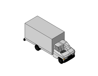 BIM资料|Revit族库-面包车01.rfa-BIM建筑网