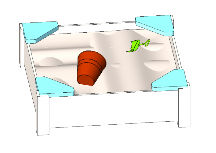 BIM资料|Revit族库-沙盒_沙盘.rfa