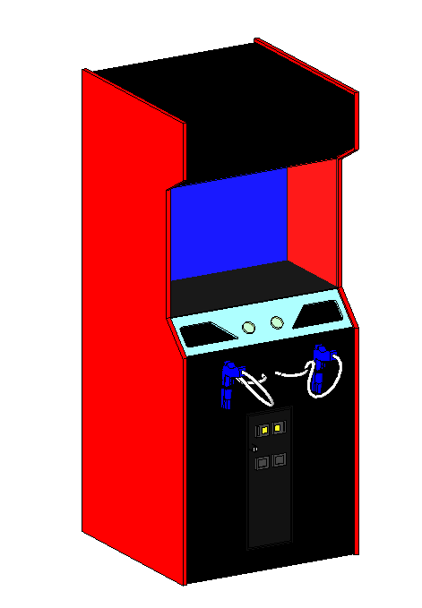 BIM资料|Revit族库-投篮机器拱孔.rfa