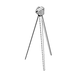 BIM资料|Revit族库-LAND_测量仪器_001.rfa-BIM建筑网