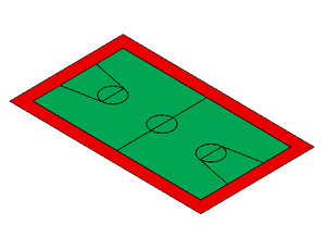 BIM资料|Revit族库-篮球场.rfa-BIM建筑网